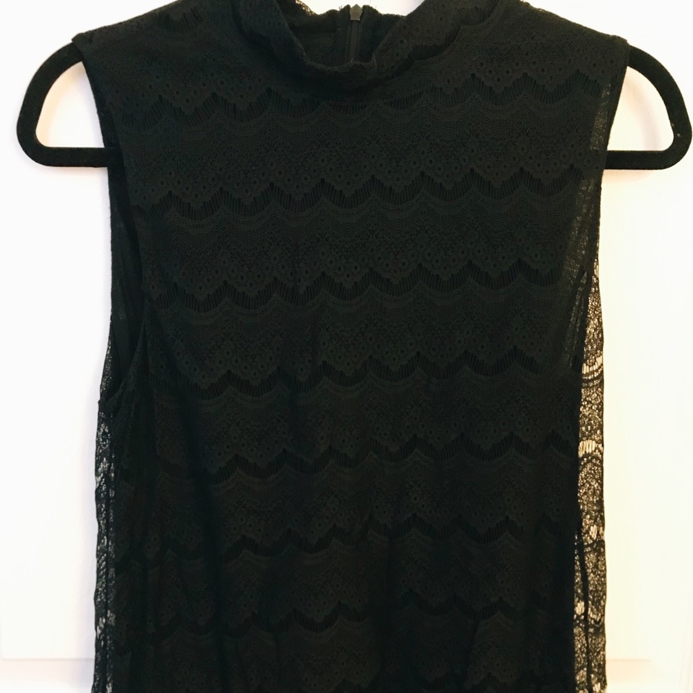 Banana Republic | Black Lace Tank